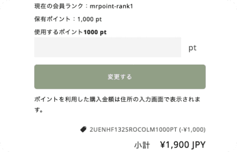 ショップ独自のポイントプログラム
